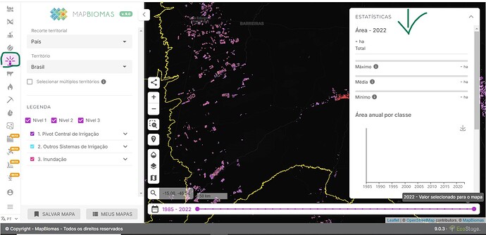 Pivots - Mapa Bioma